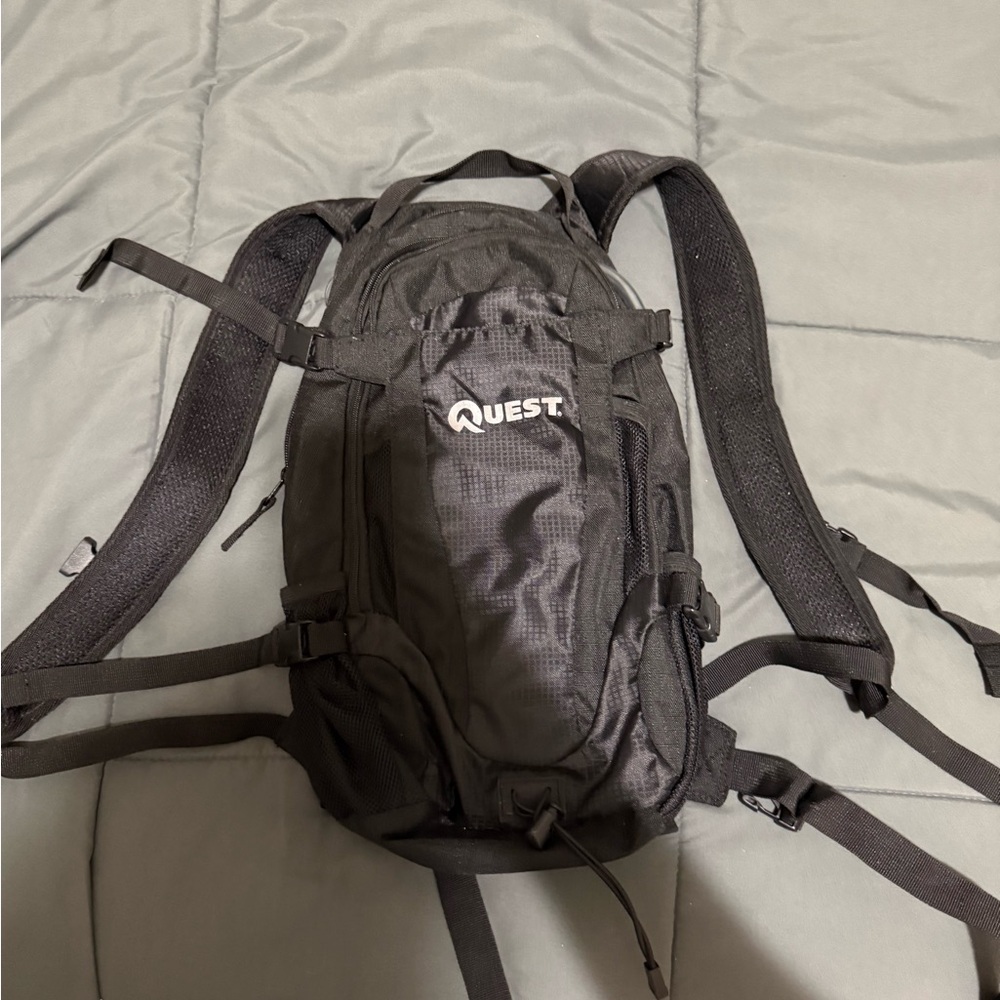 Quest Black Outdoor Backpack
